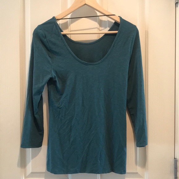 Anthropologie Ballerina Layering Top Blue NWT Md - Picture 7 of 7